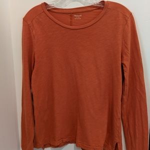 Madewell Whisper Cotton Long Sleeve Crew Neck